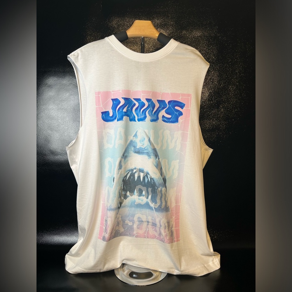 H&M Men’s Tank Top with Printed Design .